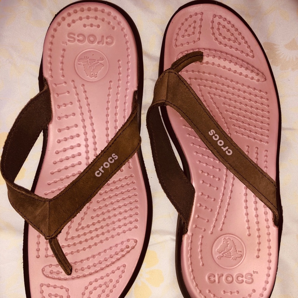 Crocs flip flops
